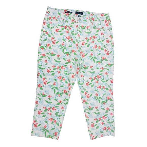 CHARTER CLUB BRISTOL CAPRI PANTS Tummy Slimming Size 14 - Picture 1 of 16